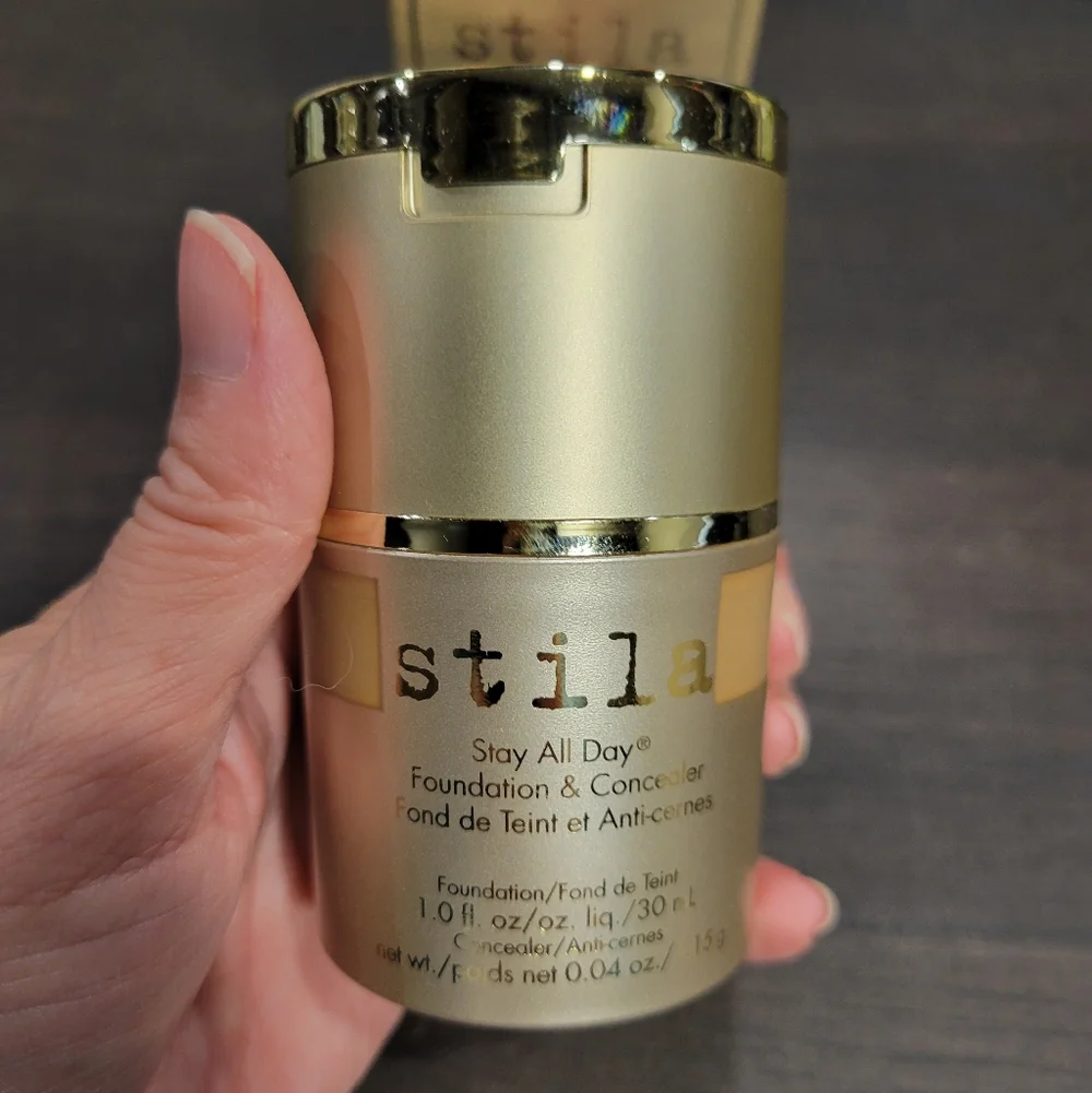 Stila Stay All Day Foundation & Concealer Caramel 12 1.0 Oz Nib